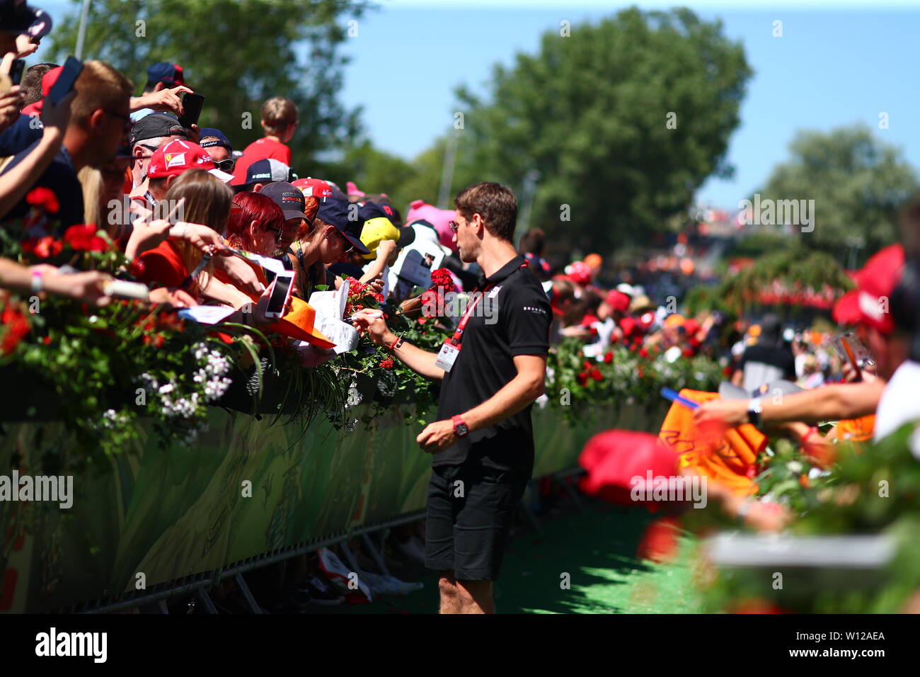Spielberg, Austria. Il 29 giugno, 2019. #08 Romain Grosjean, Haas Team di F1. Austrian Grand Prix 2019 Spielberg. Credit: Indipendente Photo Agency Srl/Alamy Live News Foto Stock