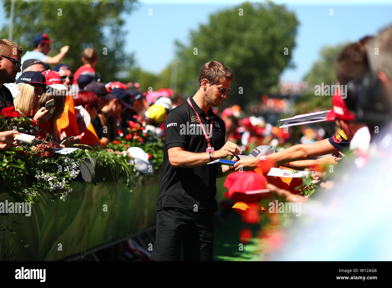 Spielberg, Austria. Il 29 giugno, 2019. #08 Romain Grosjean, Haas Team di F1. Austrian Grand Prix 2019 Spielberg. Credit: Indipendente Photo Agency Srl/Alamy Live News Foto Stock