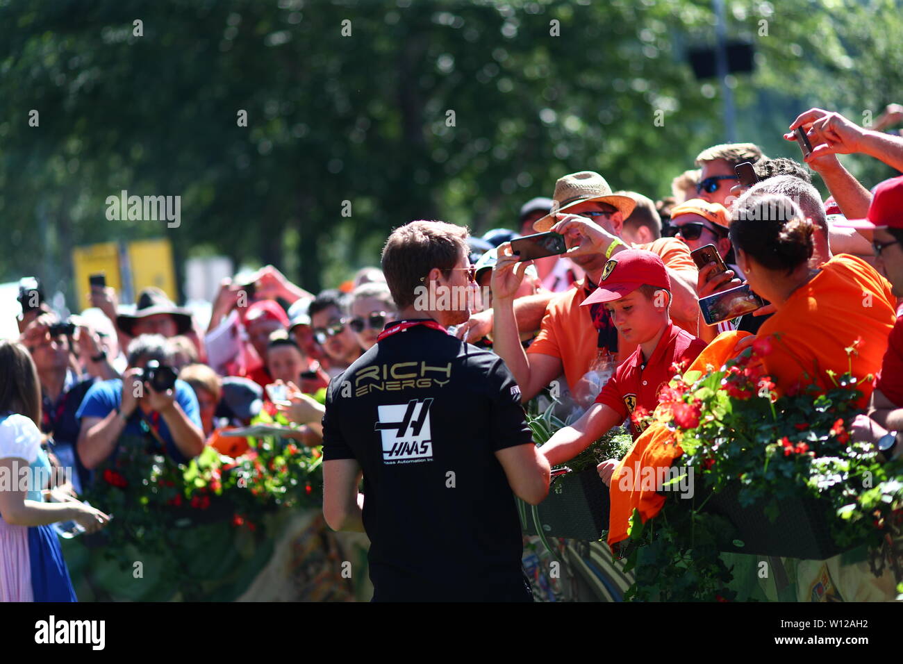 Spielberg, Austria. Il 29 giugno, 2019. #08 Romain Grosjean, Haas Team di F1. Austrian Grand Prix 2019 Spielberg. Credit: Indipendente Photo Agency Srl/Alamy Live News Foto Stock