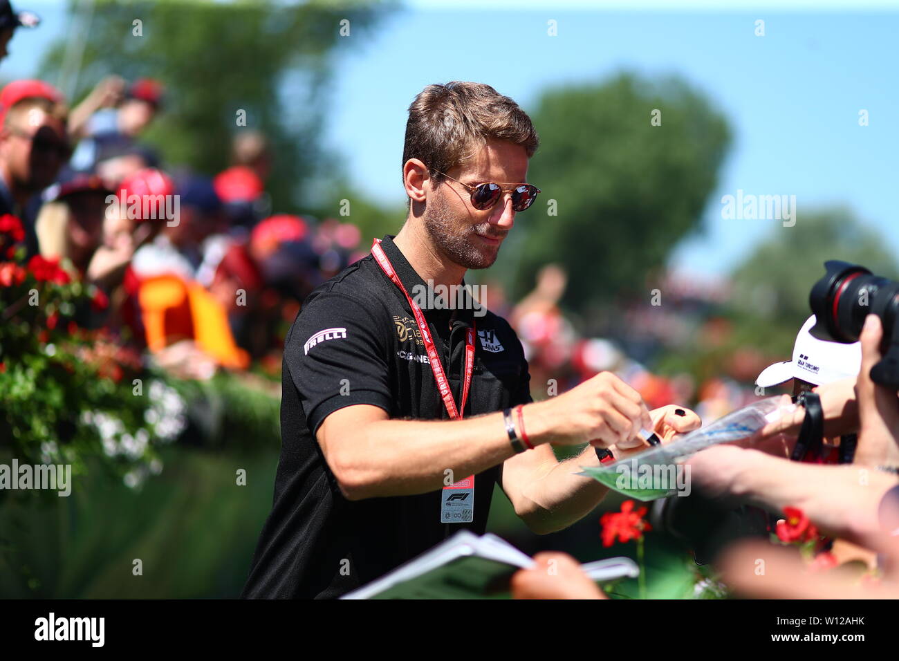 Spielberg, Austria. Il 29 giugno, 2019. #08 Romain Grosjean, Haas Team di F1. Austrian Grand Prix 2019 Spielberg. Credit: Indipendente Photo Agency Srl/Alamy Live News Foto Stock