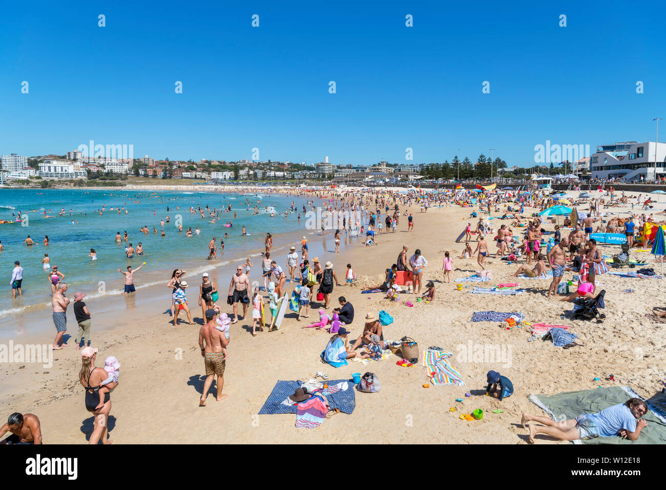 La spiaggia di Bondi, Sydney, Nuovo Galles del Sud, Australia Foto Stock
