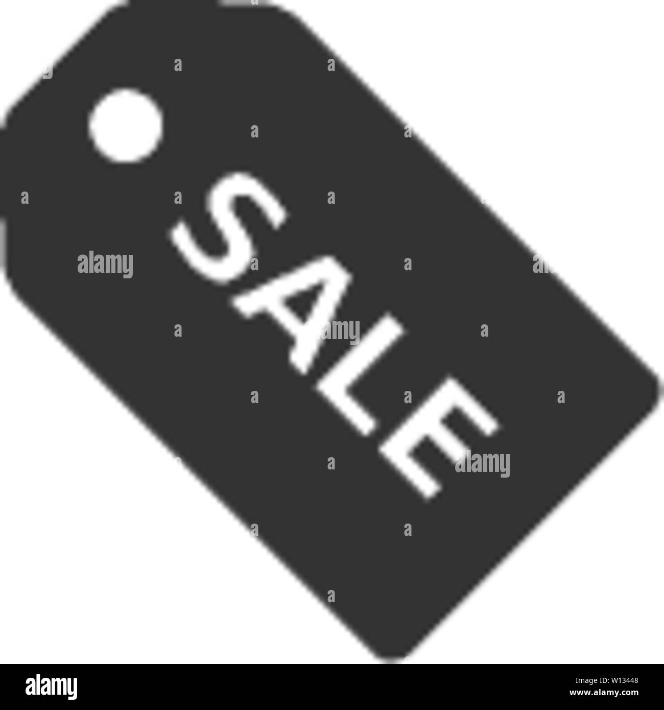 Vendita icona tag in colore singolo. Etichetta acquisti comprare sconto sconto Illustrazione Vettoriale