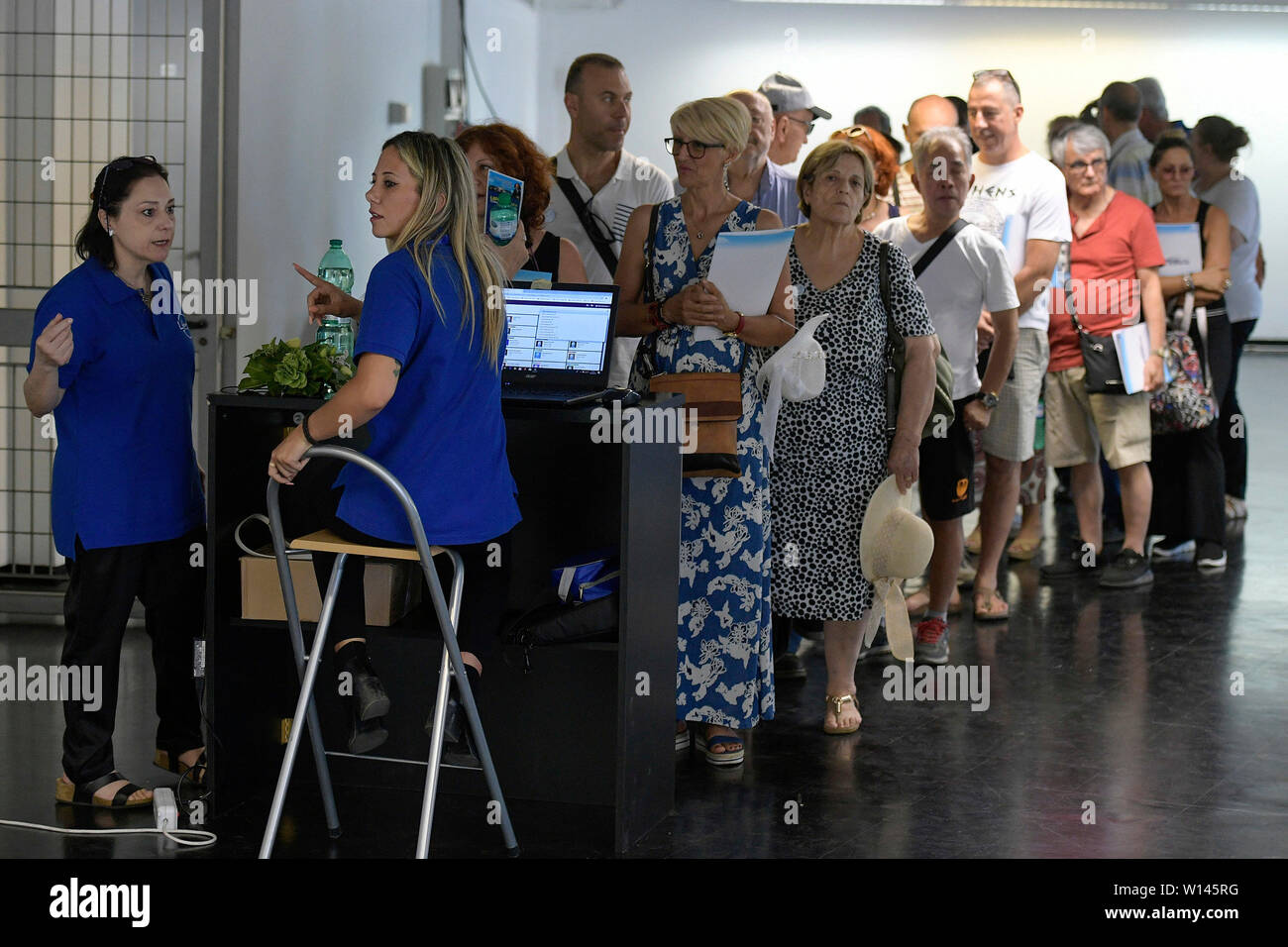 Roma, Italia. Il 30 giugno, 2019. La sala di consultazione ad Adriano Panzironi della convenzione nazionale della vita 120 (Luigi Mistrulli/fotogramma, Roma - 2019-06-30) p.s. Credit: Indipendente Photo Agency Srl/Alamy Live News Foto Stock