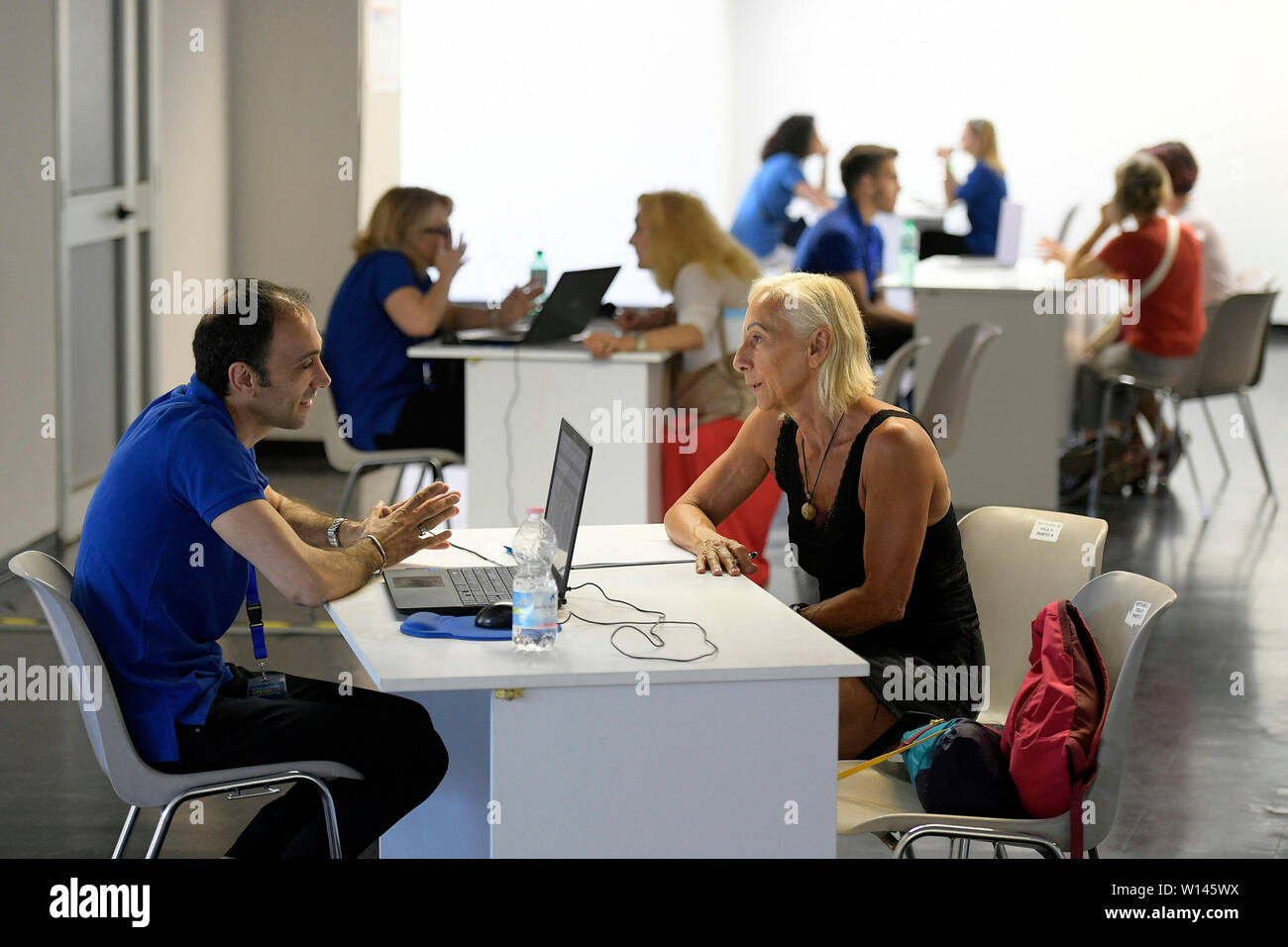 Roma, Italia. Il 30 giugno, 2019. La sala di consultazione ad Adriano Panzironi della convenzione nazionale della vita 120 (Luigi Mistrulli/fotogramma, Roma - 2019-06-30) p.s. Credit: Indipendente Photo Agency Srl/Alamy Live News Foto Stock