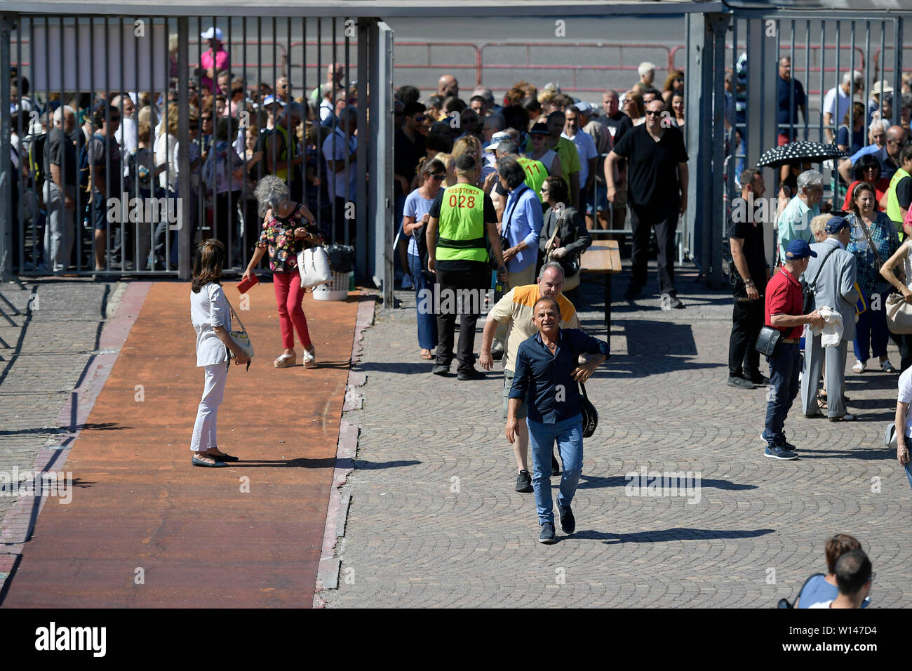 Roma, Italia. Il 30 giugno, 2019. L'arrivo in Eur presso il Palazzo dello sport di i partecipanti alla Convention nazionale della vita 120 da Adriano Panzironi (Luigi Mistrulli/fotogramma, Roma - 2019-06-30) p.s. Credit: Indipendente Photo Agency Srl/Alamy Live News Foto Stock
