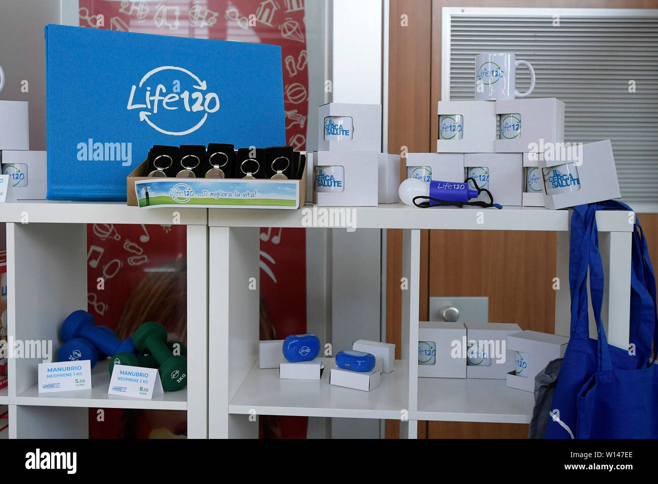 Roma, Italia. Il 30 giugno, 2019. Stand di Merchandising presente alla vita nazionale 120 Convenzione di Adriano Panzironi (Luigi Mistrulli/fotogramma, Roma - 2019-06-30) p.s. Credit: Indipendente Photo Agency Srl/Alamy Live News Foto Stock