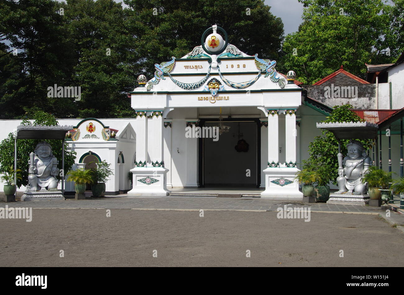 Il Kraton, palazzo del sultano in Yogyakarta sull'isola di Java in Indonesia Foto Stock