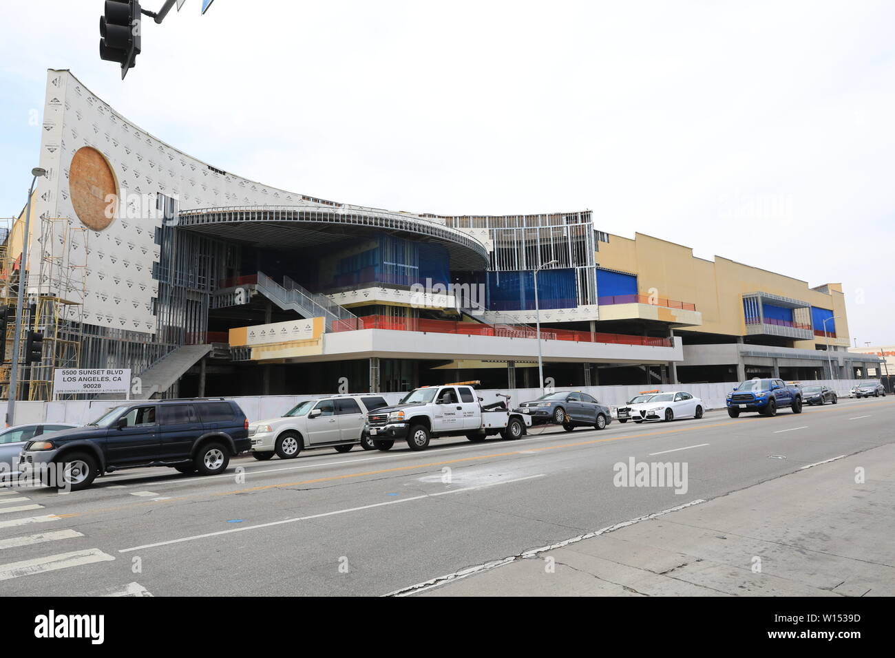 Costruzione di un grande centro commerciale, il negozio Target Foto Stock