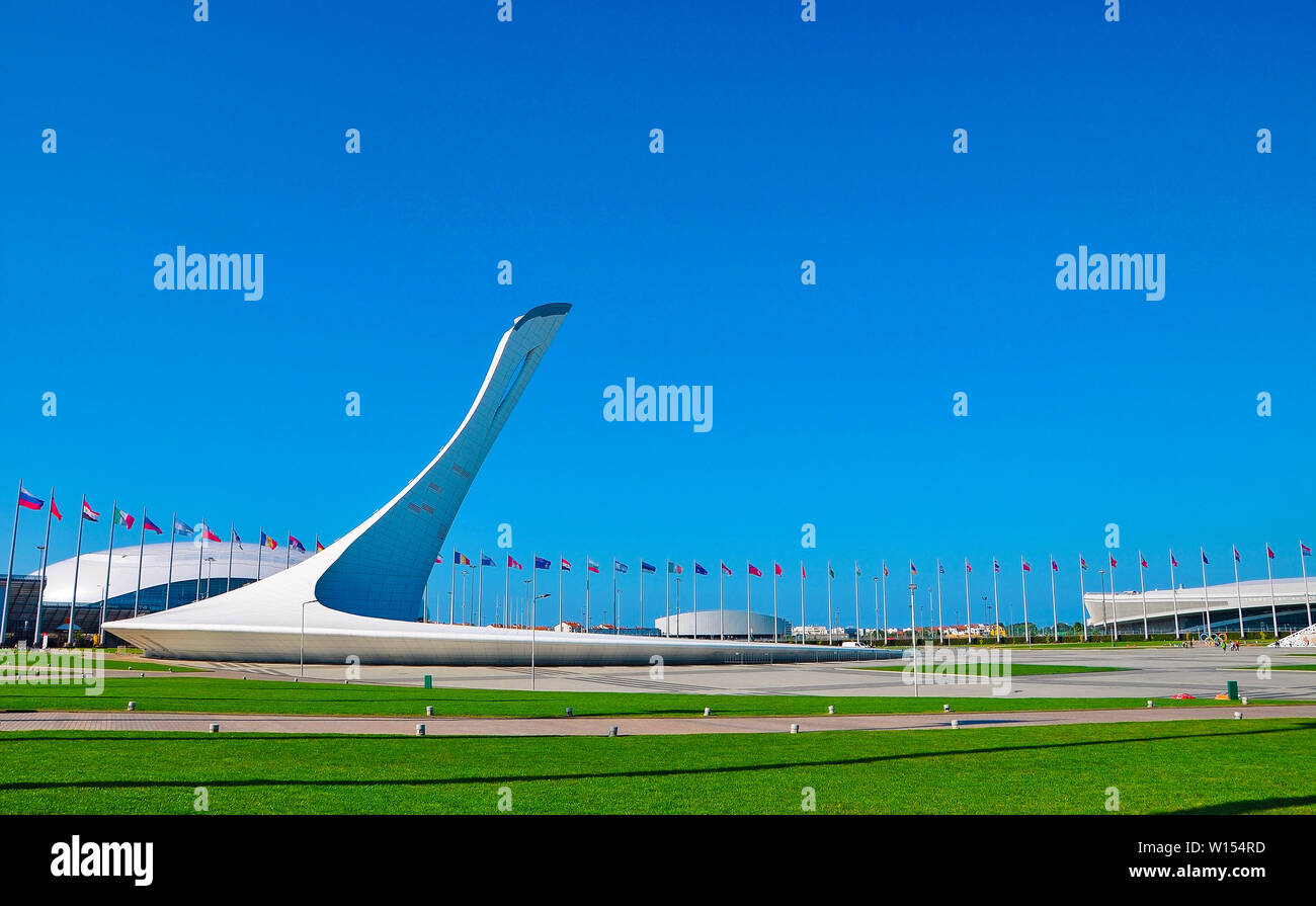 Russia, Sochi - 14 ottobre 2018-Stadium Arena Big in Imereti resort Foto Stock