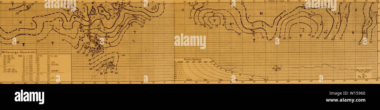 Immagine di archivio da pagina 128 di Deutsche Südpolar-Expedition, 1901-1903, im Auftrage. Deutsche SÃ¼dpolar-Spedizione, 1901-1903, im Auftrage des Reichsamtes des Innern . deutschesdpola1210deut Anno: 1910 Nr. 44Â". 2, Novembre Ã¼Â"fj Jrn r. 14Â", â  ". Sorei r 1902 i y:;:;|!Ho:H BM '' |WiHÂ"runÂ"-UbÂ"rÂ"ichl Hoch h . La TBi lÃ¼-Ilft 10â40 B. TIM 1) , 7i0 J7un'W. 55 S. (N) 80' (S, sit) 2) â ¢ â ' 11' M S) rÂ" eiâ b7o /jo 55Â" I SS 4)750 705 ac Â" 1) ) tu 70 Ã) .i. [0 0. st u 770 160 no. 4Ã¶ci. ii. Novembre 1908 Nr. ISO. 8. Novembre UMi nSr Foto Stock