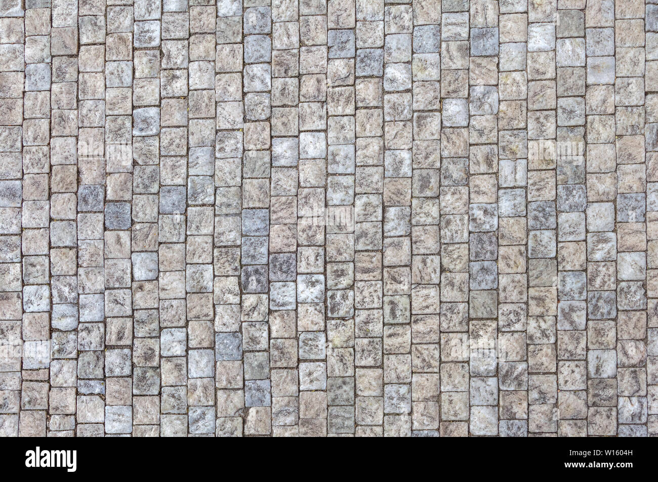 Sullo sfondo di un pavimento in pietra texture. Foto Stock