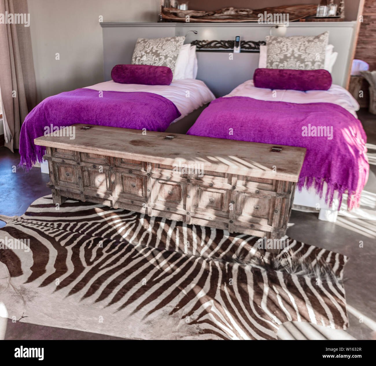 Safari Lodge a noi Kebi Game Lodge, Regione di Hardap, Namibia Foto Stock