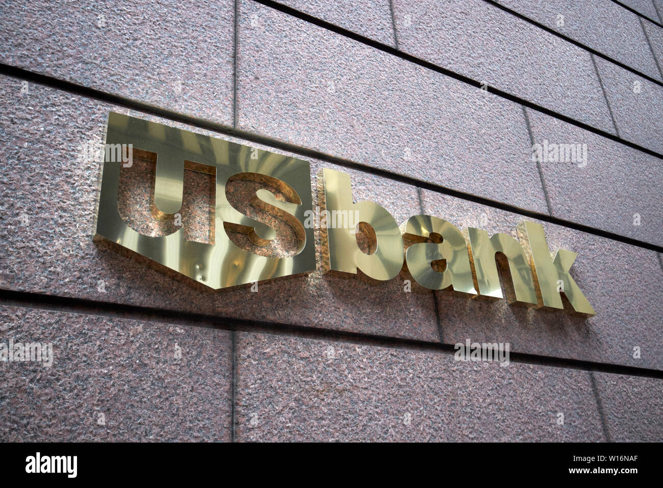 Il logo della banca americana Chicago IL USA Foto Stock