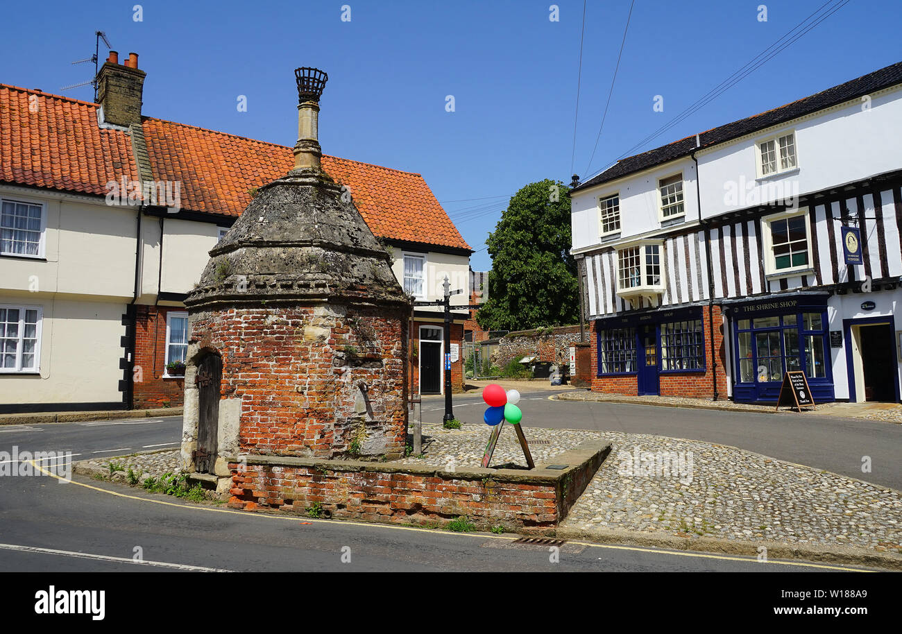 Luogo comune a Little Walsingham Foto Stock