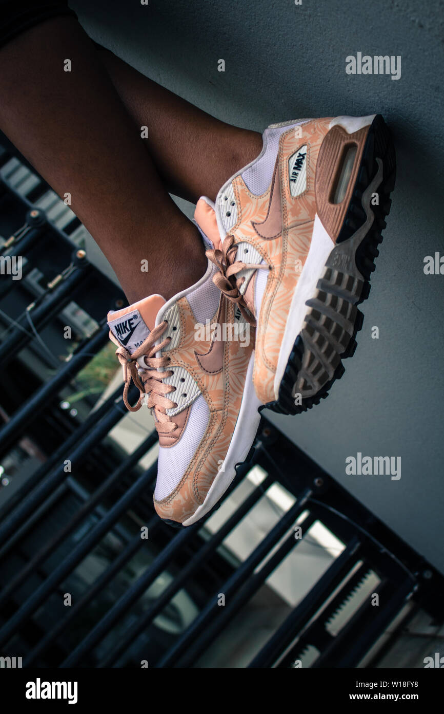 Sospesa Nike Air Max Foto Stock