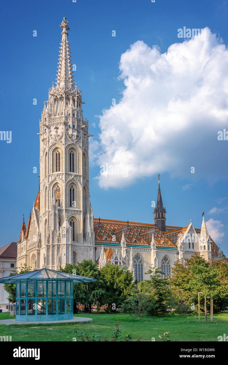 La chiesa di San Mattia a Budapest, Ungheria Foto Stock