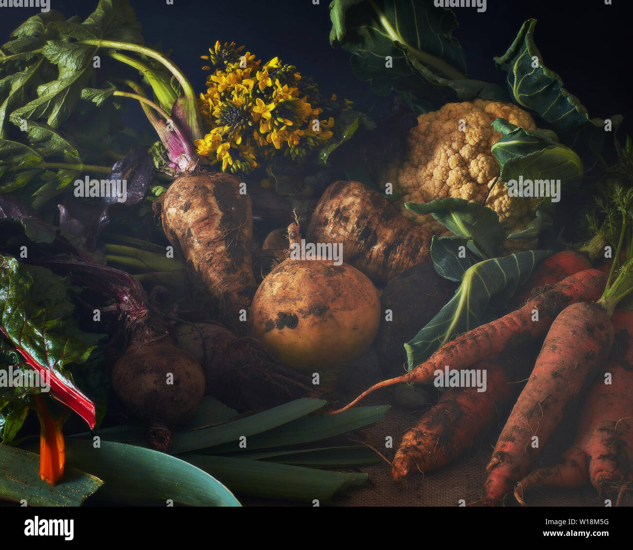 Still Life food shoot. Progettato da Rhys Murphy Foto Stock