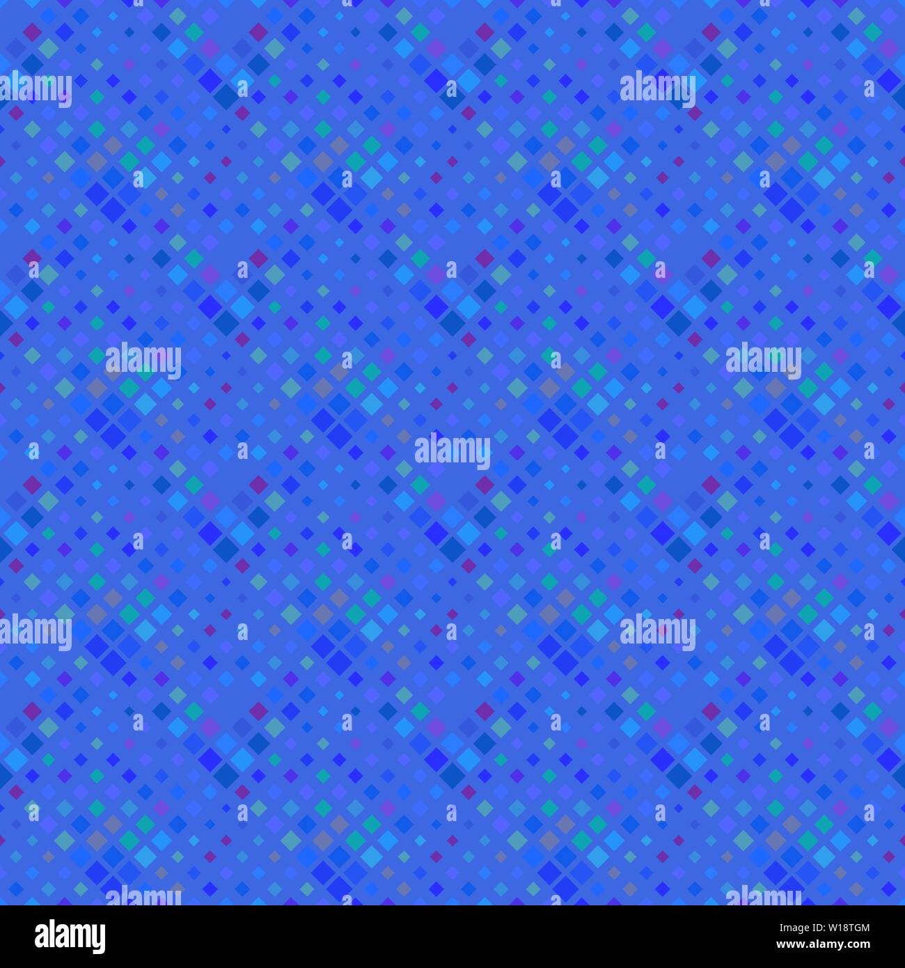 Seamless quadrato blu sullo sfondo del modello - abstract vettore grafico Illustrazione Vettoriale