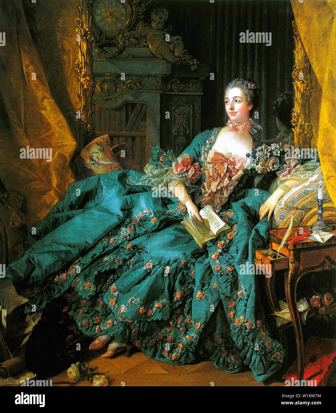 François Boucher - Madame De Pompadour 1756 1 1756 Foto Stock