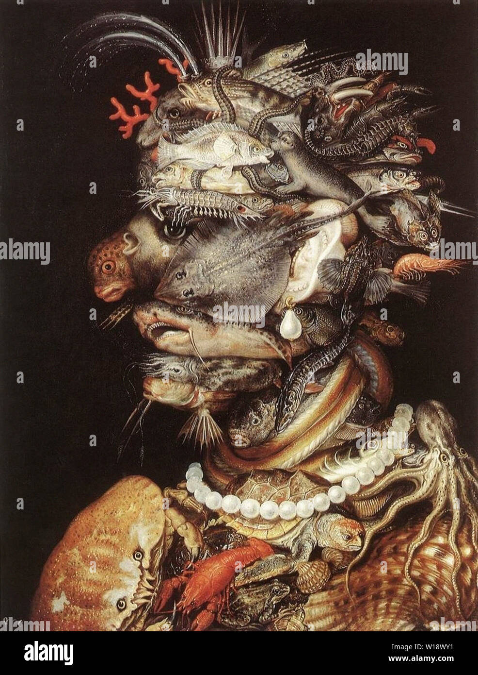 Giuseppe Arcimboldo - Acqua 1563 Foto Stock