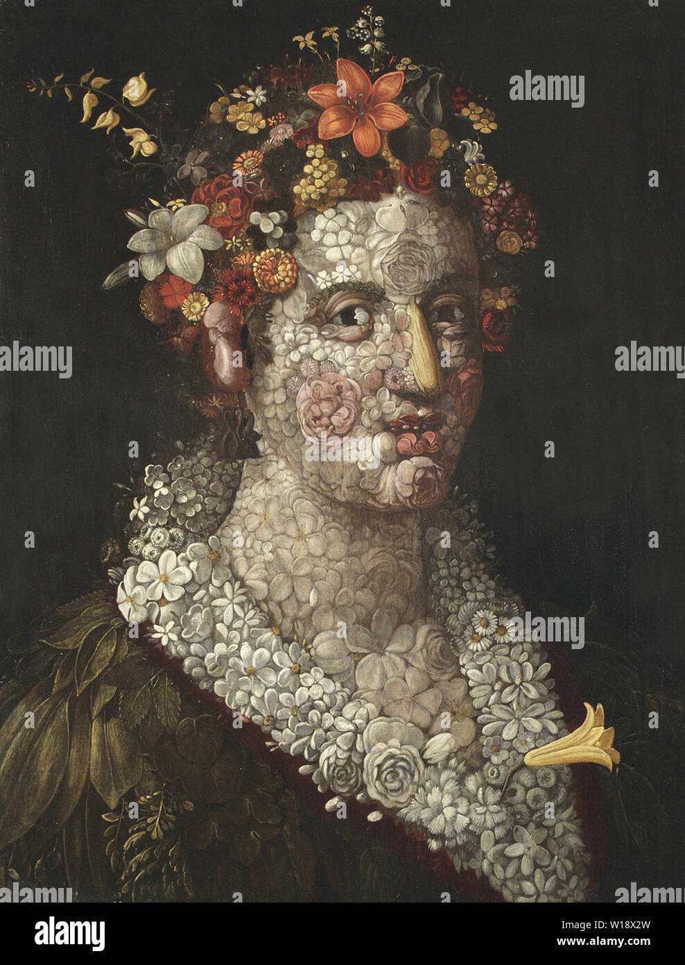 Giuseppe Arcimboldo - Flora 1591 Foto Stock