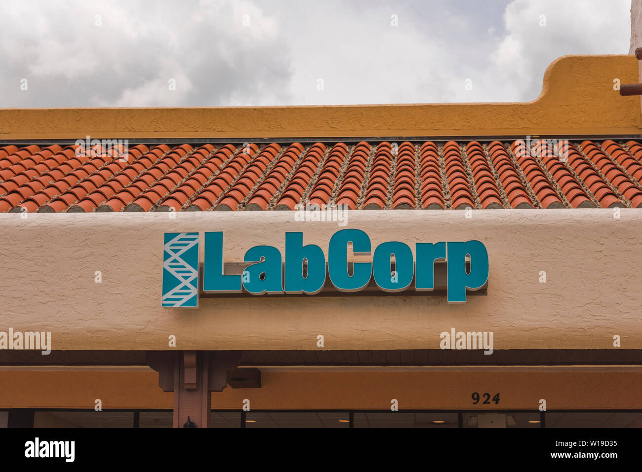 Storefront LabCorp a Lady Lake, Florida USA Foto Stock