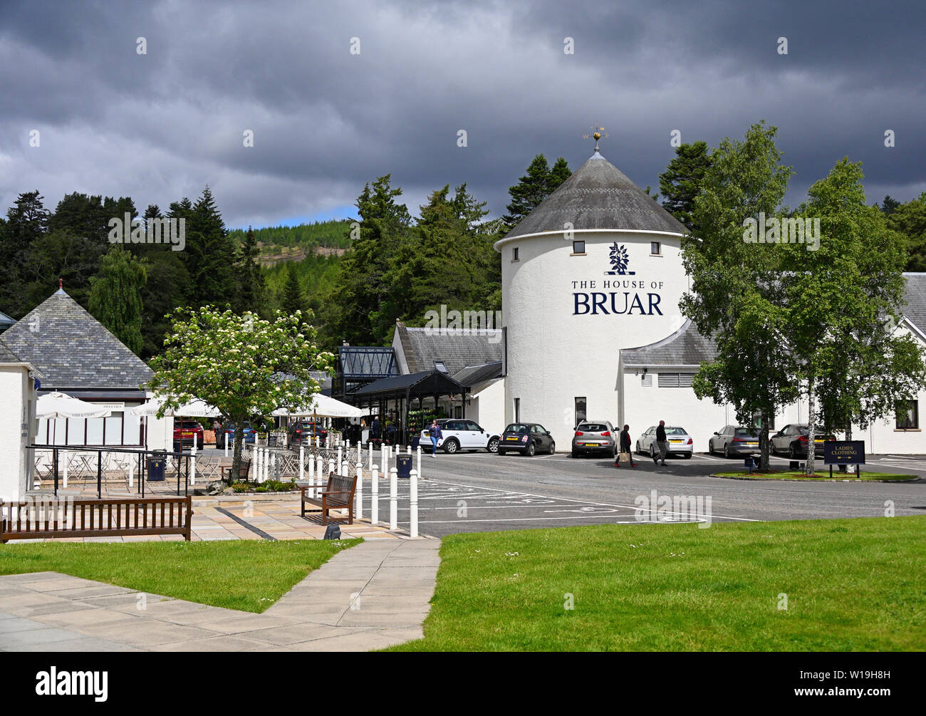 La casa di Bruar, Blair Atholl, Perth and Kinross, Scotland, Regno Unito, Europa. Foto Stock