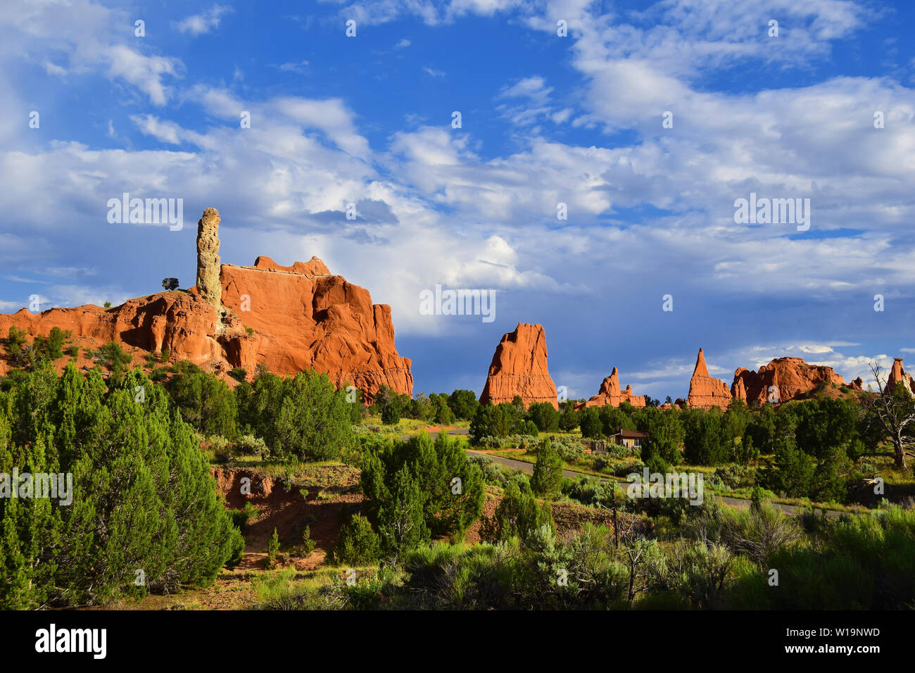 Le formazioni rocciose nella parte sud-ovest dello Utah, Stati Uniti d'America Foto Stock