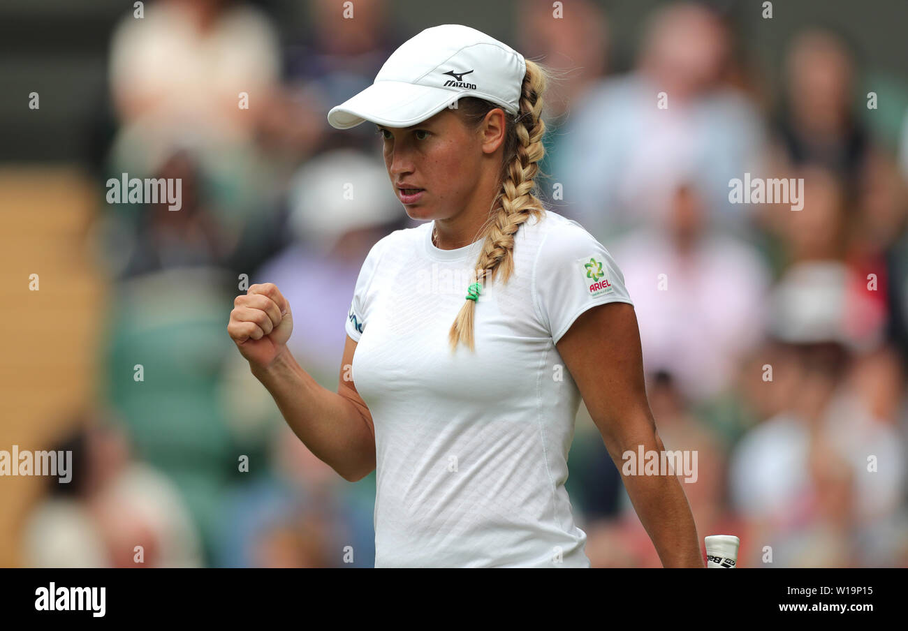 Londra, Regno Unito. 01 Luglio, 2019. YULIA PUTINTSEVA, Kazakistan, 2019 Credit: Allstar Picture Library/Alamy Live News Foto Stock