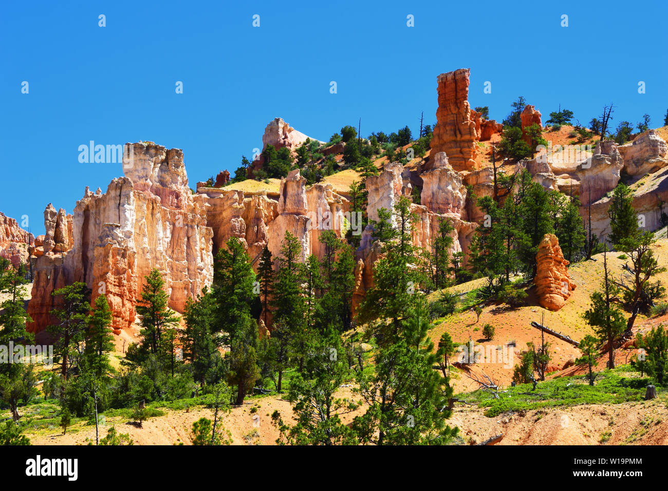 Le formazioni rocciose nella parte sud-ovest dello Utah, Stati Uniti d'America Foto Stock
