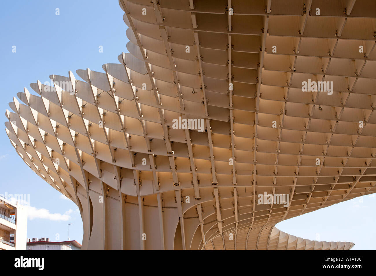 Il Metropol Parasol nella Plaza de la Encarnación a Siviglia in Spagna. Foto Stock