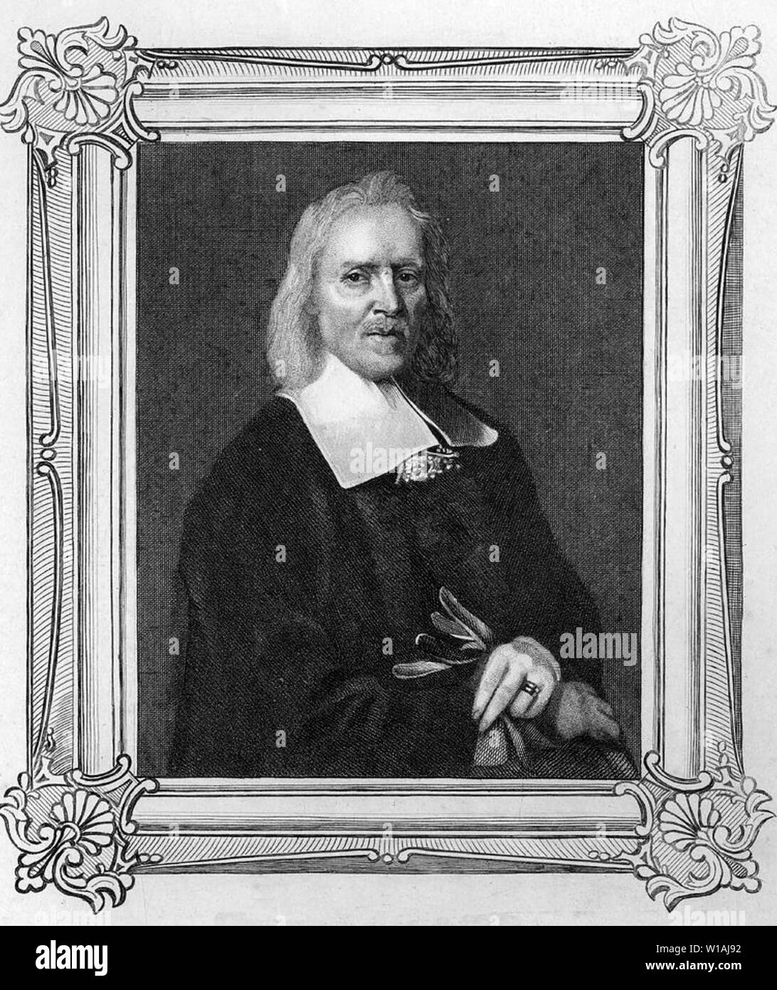 IZAAK WALTON (c) 1593-1683 inglese autore del Compleat Angler Foto Stock