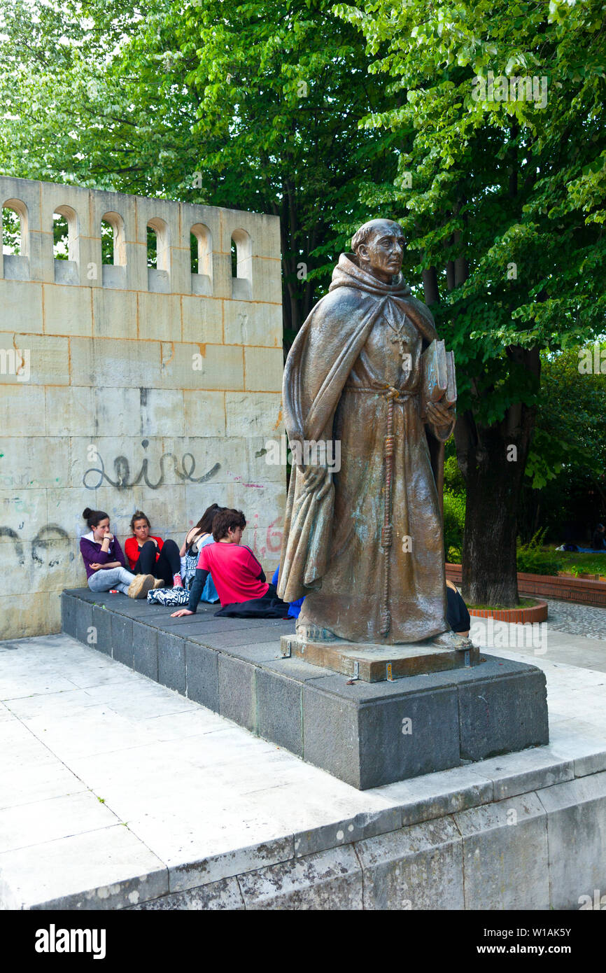 Fray Juan de Zumárraga, Durango, Bizkaia, Paesi Baschi in Spagna, Europa Foto Stock