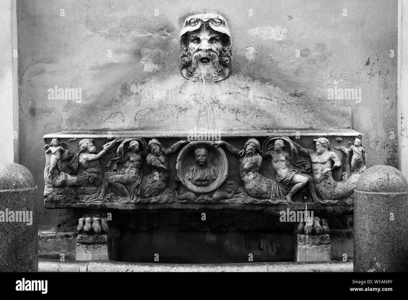 Famoso monumento della città di Roma, ha visitato da milioni di persone provenienti da tutto il mondo. Foto Stock