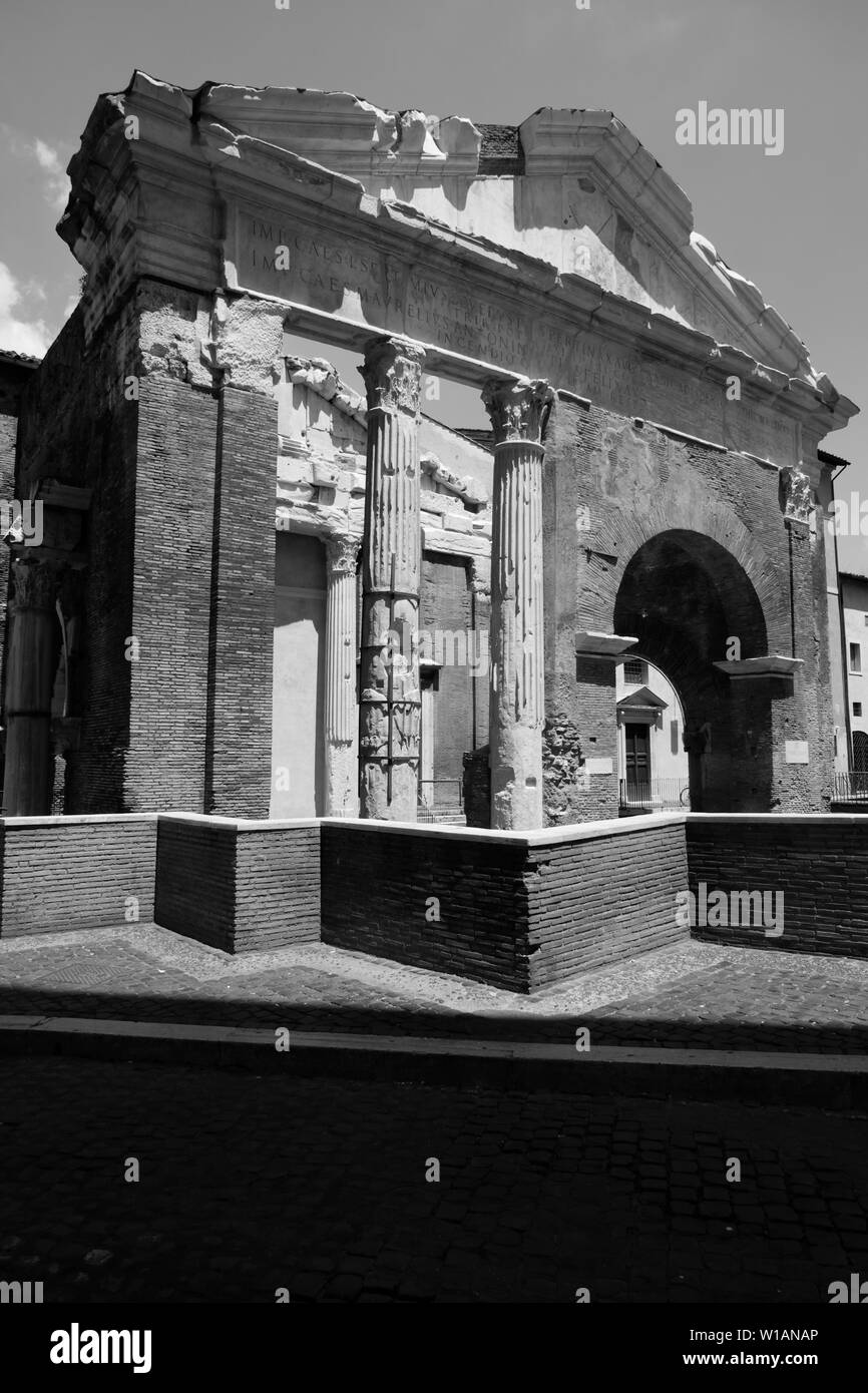 Famoso monumento della città di Roma, ha visitato da milioni di persone provenienti da tutto il mondo. Foto Stock