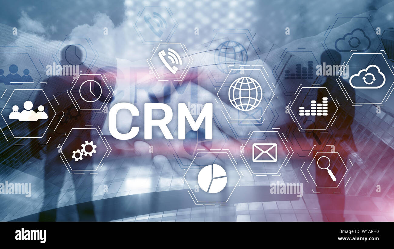 Cliente aziendale Gestione CRM Analisi del concetto di servizio. Relationship Management Foto Stock