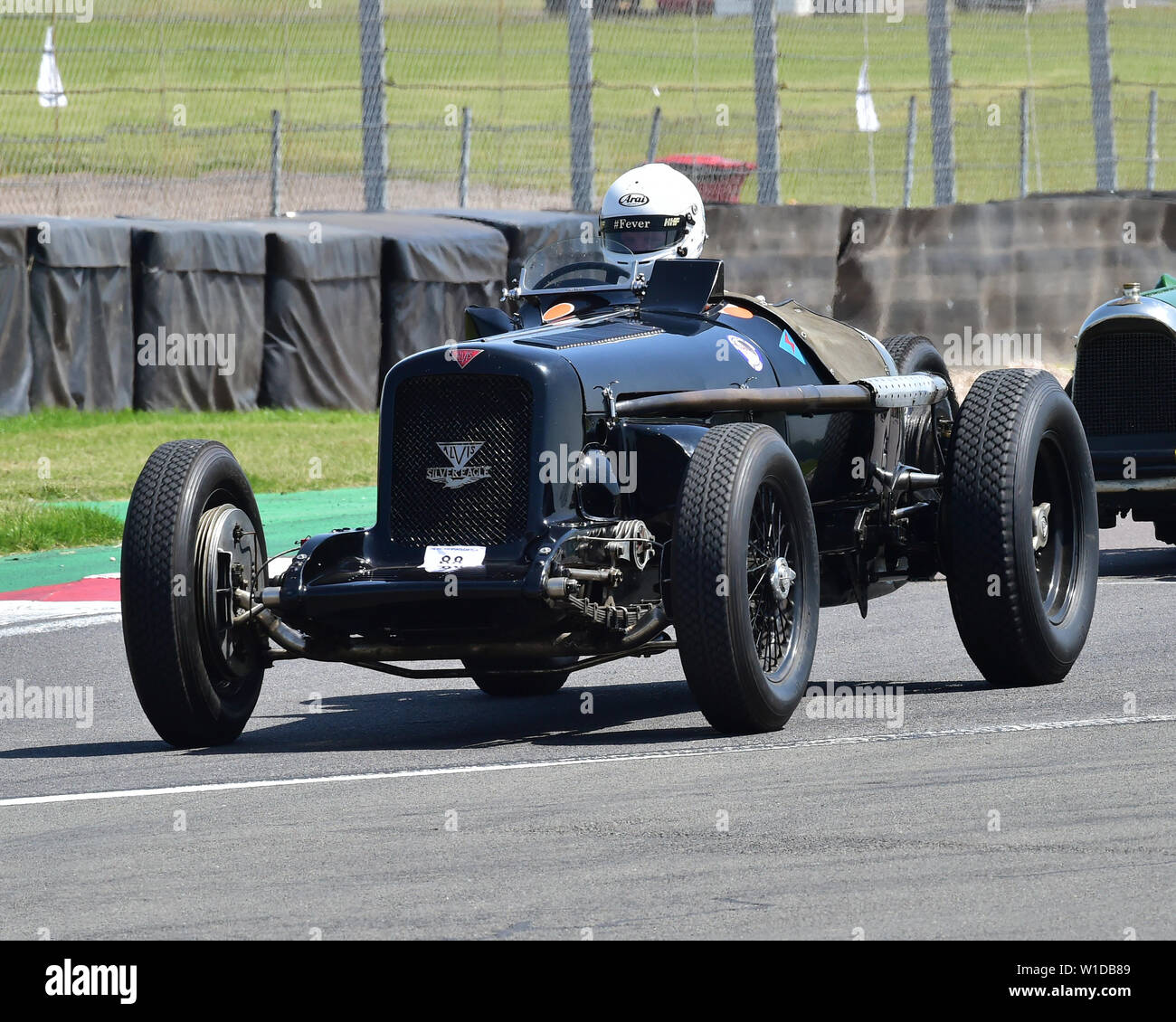 Edward Williams, Alvis Silver Eagle, storico e marinaio Vintage trofei Race, Formula Vintage, Round 3, Donington Park, Inghilterra, giugno 2019, il circuito Foto Stock