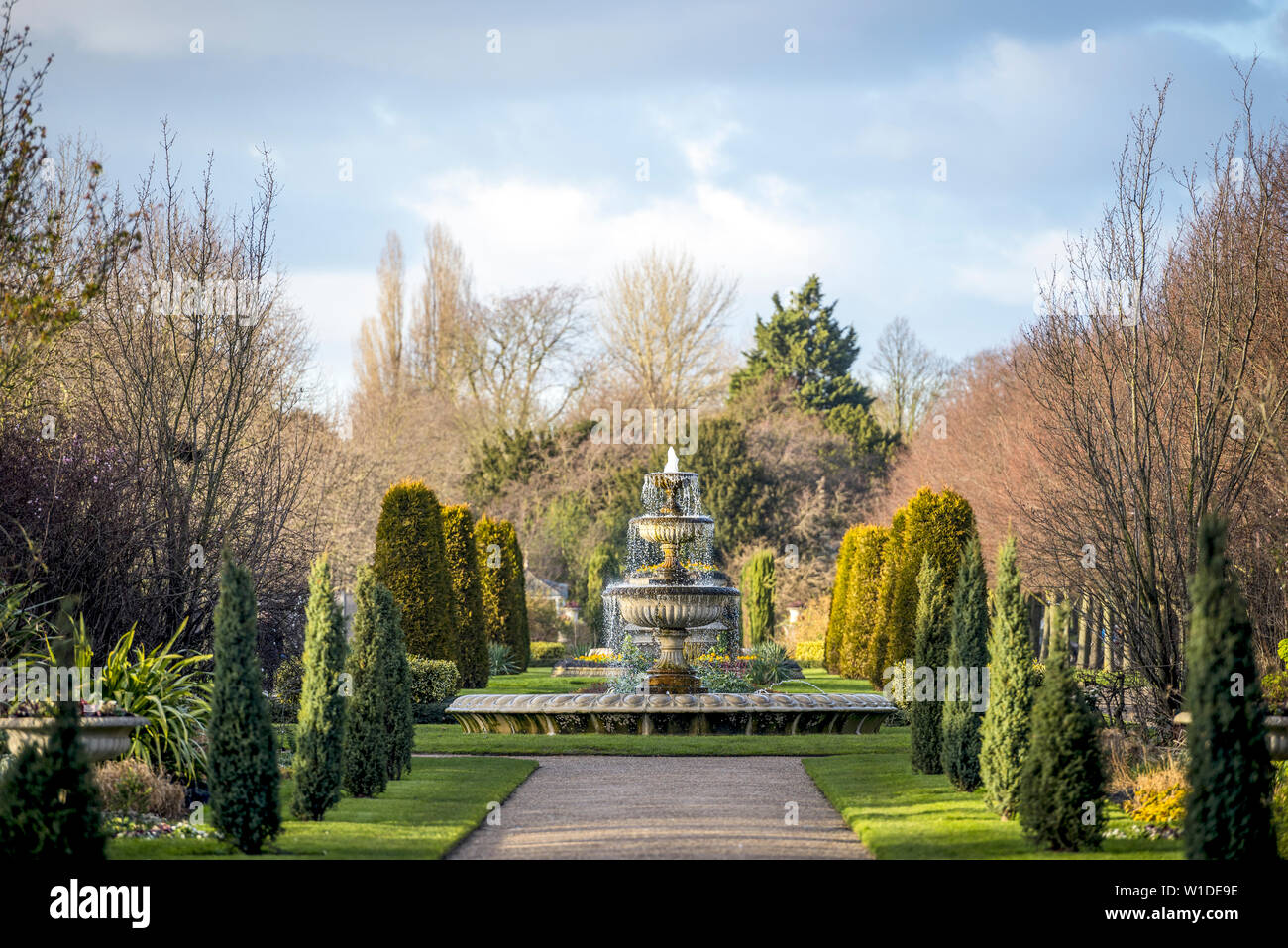 Regents Park in inverno Foto Stock