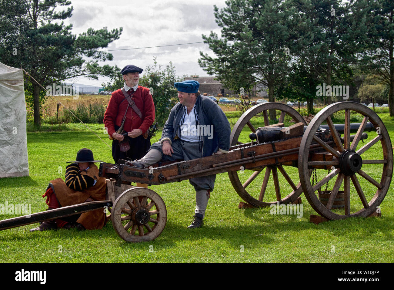 Lanark Medieval rievocazione Weekend Foto Stock