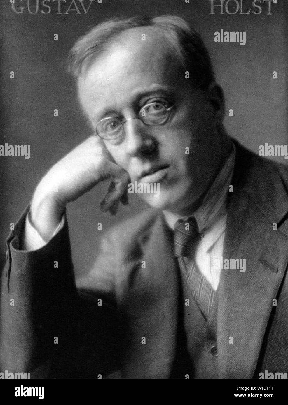 GUSTAV HOLST (1874-1934), compositore inglese circa 1921 Foto Stock
