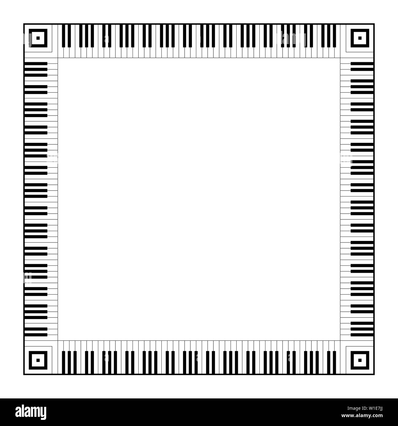 Bretelle Con Motivo Tastiera Del Pianoforte – Accessorio Moda Adulto, 100% Poliestere, Lunghezza Regolabile