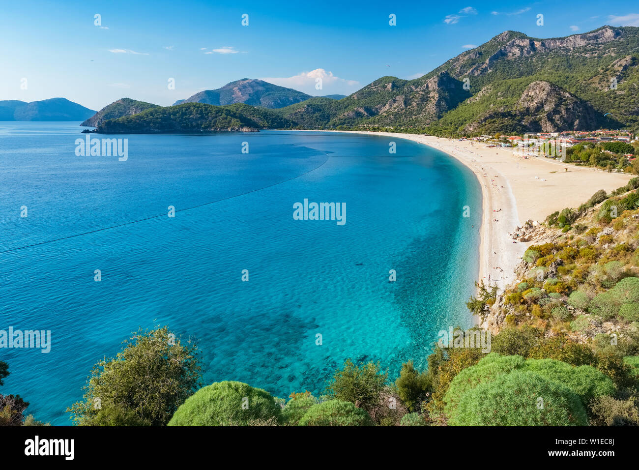 Blue Lagoon Beach in Oludeniz, Turchia Foto Stock