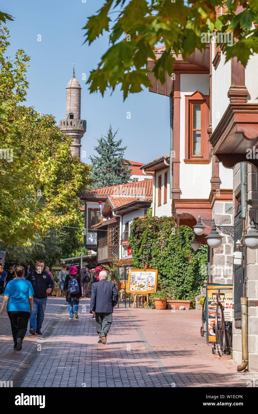 Distretto Hamamonu vista in Ankara, Turchia Foto Stock