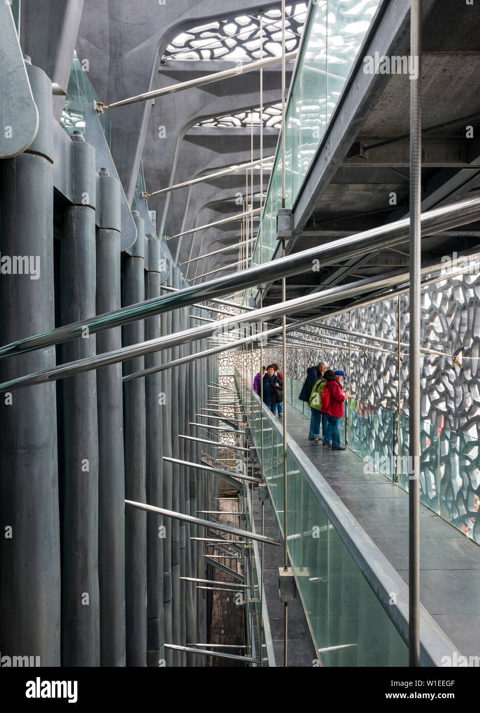 MUCEM e Fort Saint Jean, Marsiglia, Bouches du Rhone, Provenza, Provence-Alpes-Côte d'Azur, in Francia, in Europa Foto Stock