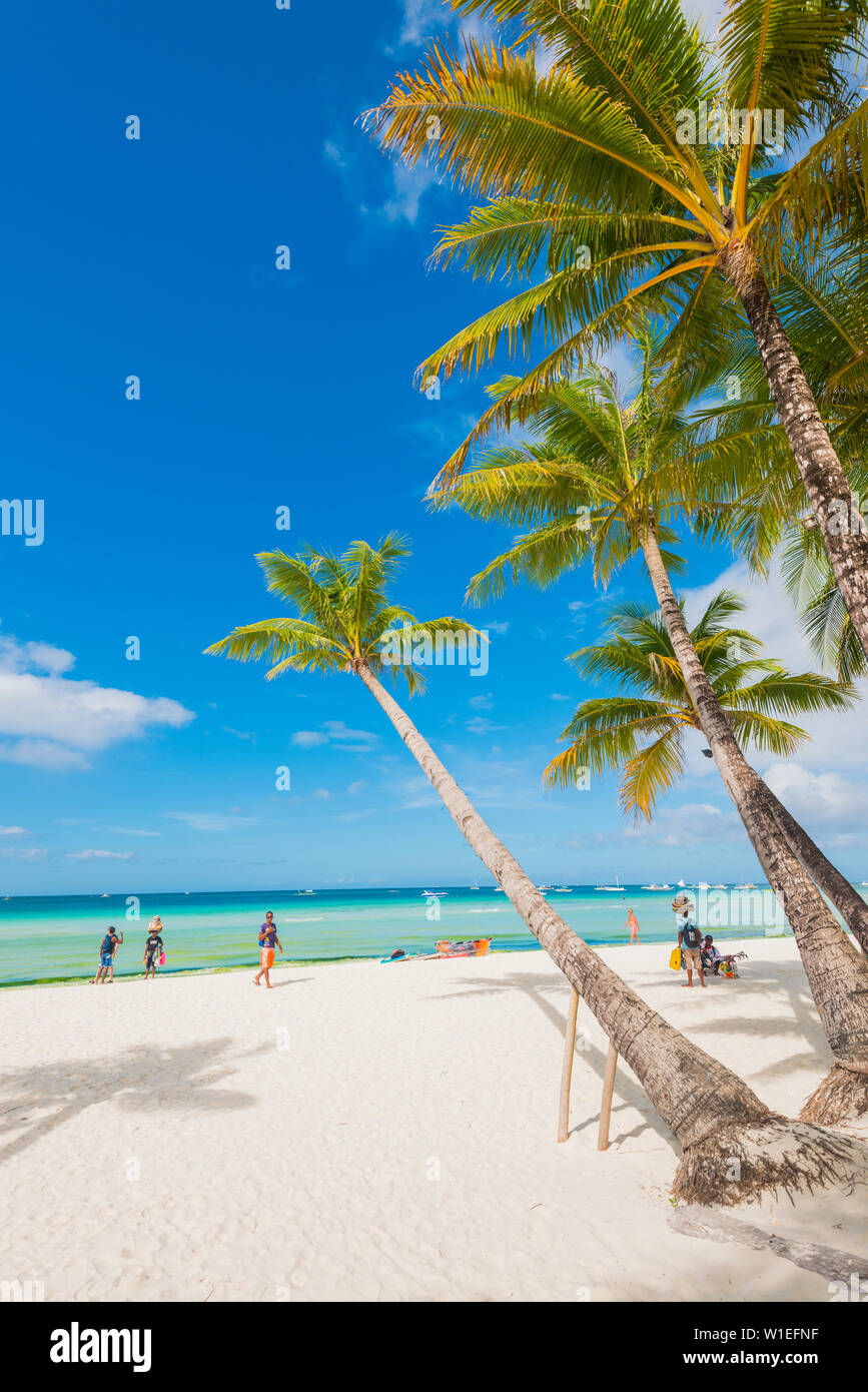 Dinwid Beach, Boracay, Western Visayas, Filippine, Sud-est asiatico, in Asia Foto Stock