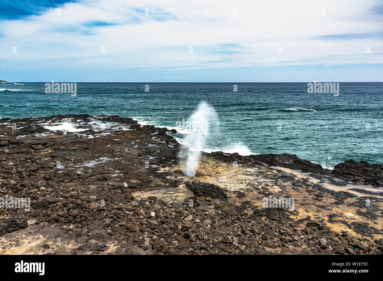 Di Spouting Horn costa, Kauai, Hawaii Foto Stock
