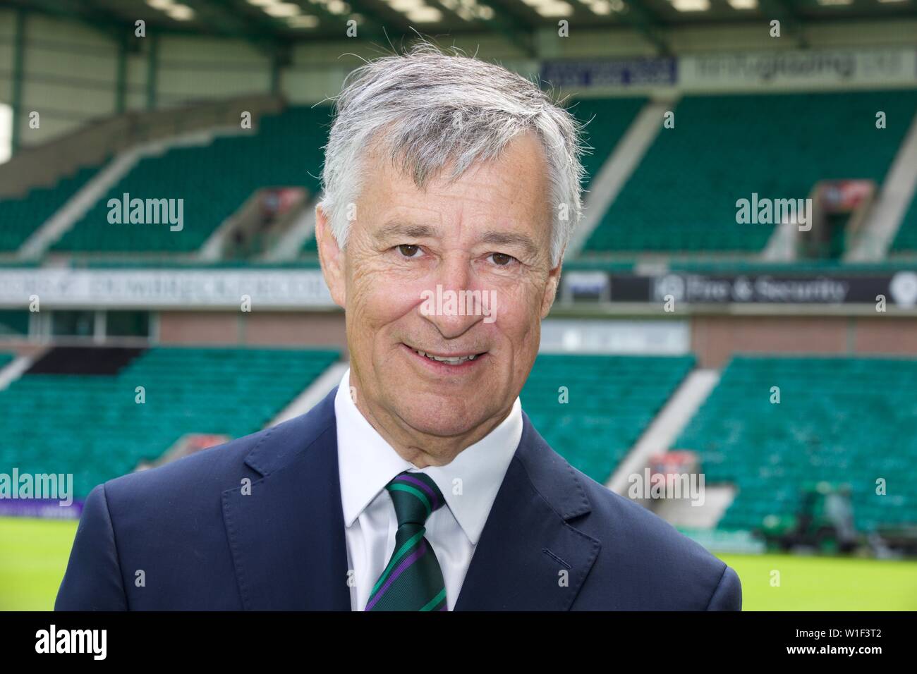 Edinburgh, Regno Unito, 2 luglio: imprenditore statunitense Ronald Gordon che è stato presentato oggi come il nuovo proprietario di Hibernian FC. Credito: Terry Murden, Alamy Foto Stock