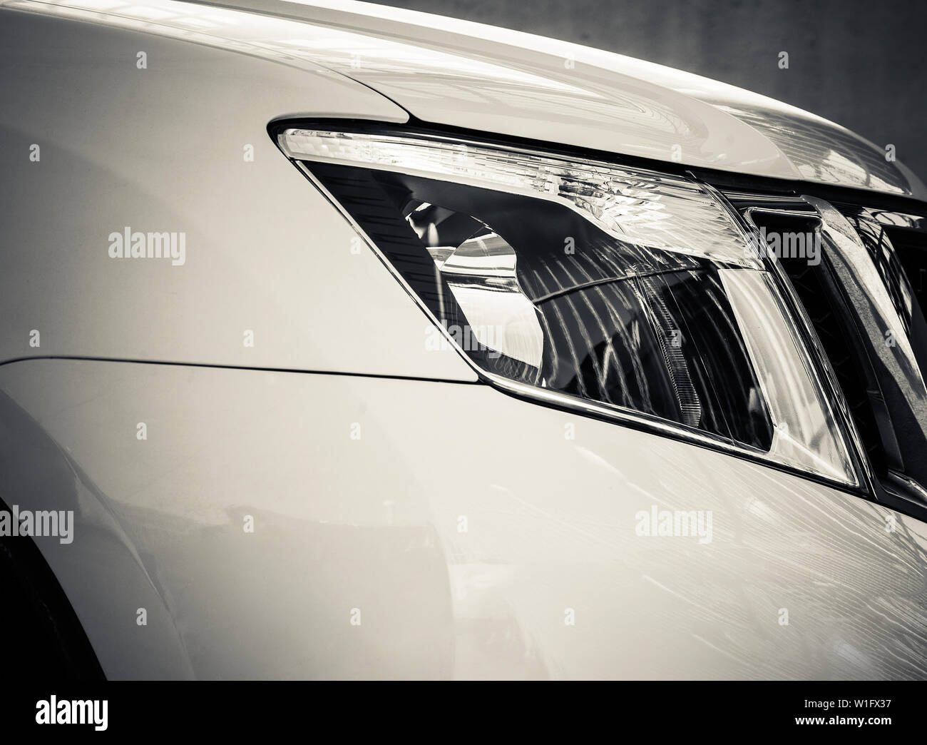 La business class car, primo piano Foto Stock