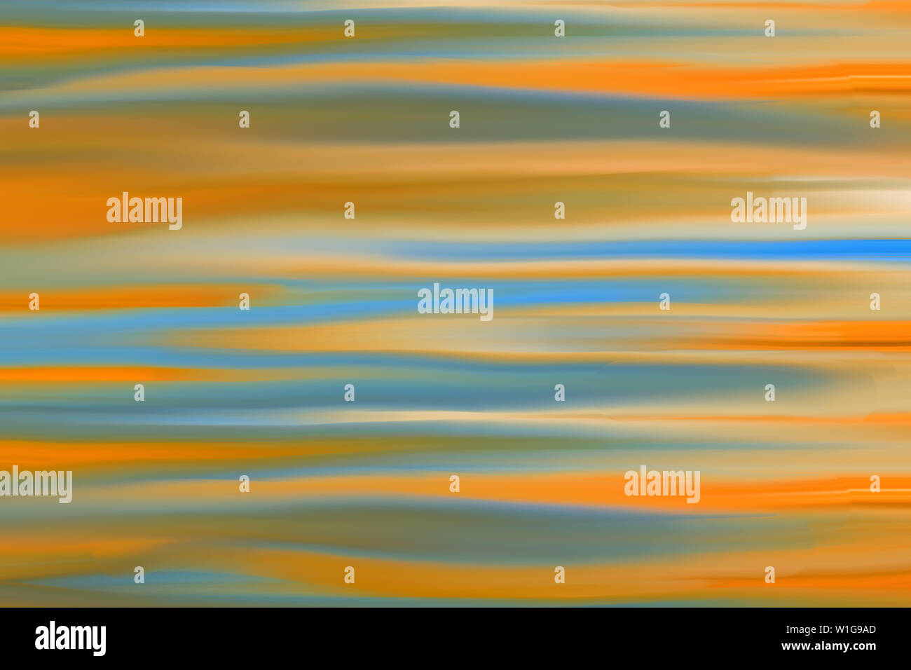 Arancione e ciano movimento astratto effetto sfondo sfocato. Sfocata disegno astratto. Pattern può essere utilizzato come sfondo o per schede, inviti e s Foto Stock