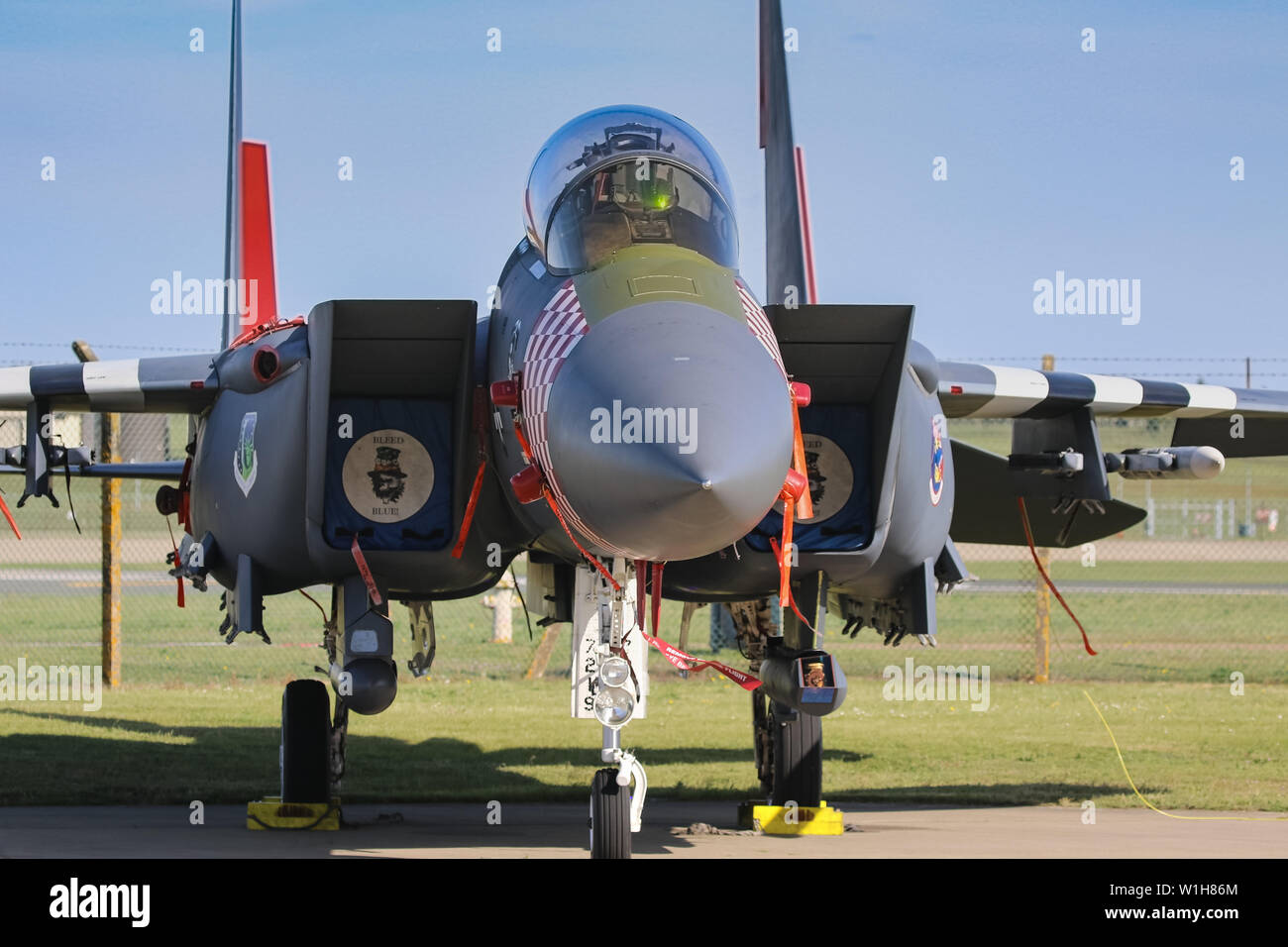 Il USAF F-15e D-Day getto del patrimonio Foto Stock